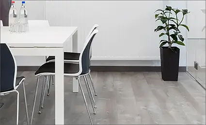 PVC flooring in office environment